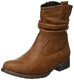  TOM TAILOR Damen 585200330 Stiefeletten, Braun (Cognac 00205), 39 EU