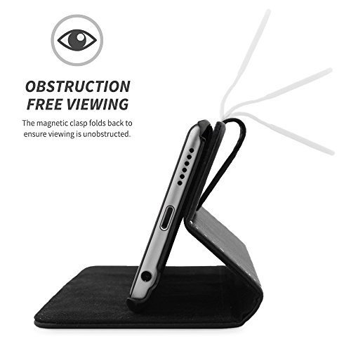 Snugg The B0141B4QYO - Funda de Piel sint tica con Tapa para Samsung Galaxy S6 Edge Color Negro reviews Snugg The B0141B4QYO - Funda de Piel sint tica con Tapa para Samsung Galaxy S6 Edge Color Negro