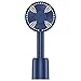 Produktbild OLT - Mini Fan Elektrische Mini-Handventilatoren Tragbarer Außenventilator Wiederaufladbarer USB-Desktop für Heim und Reise - Drehbare Basis (Color : Blue)