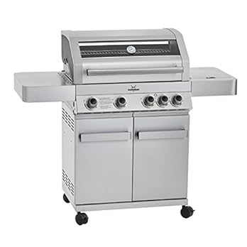 Rsle 13500 Bbq Station Sansibar G4 Vario 50 Mbar 4x Brenner Schwarz 138 X 60 X 118 Cm
