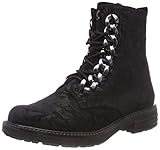  s.Oliver Damen 5-5-25231-21 006 Combat Boots, Schwarz (Black Struct. 6), 38 EU