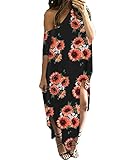 Gelegenheit: Blumendruck SommerKleid mit spagettiträgern, ideal für Strandkleidung und Freizeitkleidung.