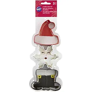 Wilton 3-Piece Christmas Cookie Cutter Set