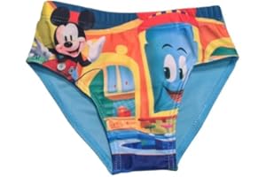 ILS I Love Shopping Costume da Bagno Topolino Mutandina Slip per Bambini e Ragazzi Boxer Parigamba per Mare e Piscina 2-3 Anni, Mickey Mouse