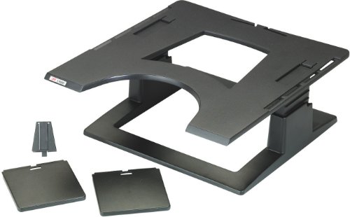 3M Notebook-Stnder, schwarz, hhenverstellbar (32,0 x 32,0 x 10,2 - 15,2 cm) 3M Notebook-Stnder, schwarz, hhenverstellbar (32,0 x 32,0 x 10,2 - 15,2 cm)