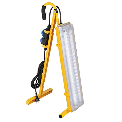 Flexible Arbeitsleuchte Strahler Scheinwerfer mit Leuchtstoffröhren 2x 18 Watt - 4