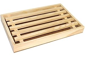 ARTEMA Tabla para cortar pan de madera de 2.5 x 32 x 19 cm