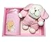 Produktbild Geschenkset Geburt Neugeborene Baby Plüschhund + Plaid baby-bow