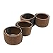 Qorol Women Hair Bun Maker Hairdisk Beauty Donut Bun Maker Former Foam French Twist Hairstyle Clip Tool(Light Coffee)