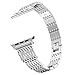 Produktbild NikoStore Bands für Apple Watch 38mm,Silber Damen Edelstahl Sport Bling Armband für iWatch 40mm Series 4/3/2/1 Sport Edition