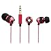 Price comparison product image Betron B-25 Noise Isolating in Ear Canal Headphones Earphones with Pure Sound and Powerful Bass for iPhone, iPad, iPod, Samsung, Nokia, HTC , Mp3 Players etc (Pink-Black)