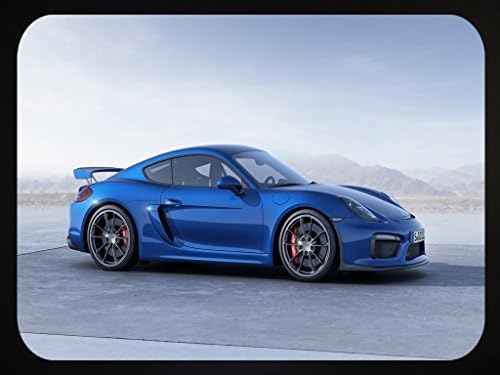 Mouse Mat for Computer PC Laptop Anti-Slip Mousepad Car Supercar Designs MM7 (Porsche Cayman GT4)