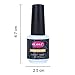 CLAVUZ Matte Top Coat Gel Nail Polish Matte Finish No Wipe Non-Cleansing Long Lasting Soak Off UV LED Nail Art DIY at Home 8ml