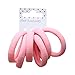 Set of 6 Pink Soft Jersey Endless Hair Elastics Bobbles Bands