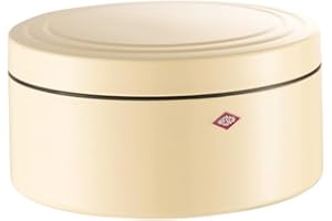 WESCO Gebäckdose Classic Line in der Farbe mandel, pulverbeschichtetes Stahlblech, 4 Liter Volumen, schließt dicht