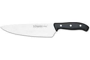 3 Claveles - Cuchillo Cocinero, Pulido Mate, Acero Inoxidable, línea DOMVS - (20cm - 8")
