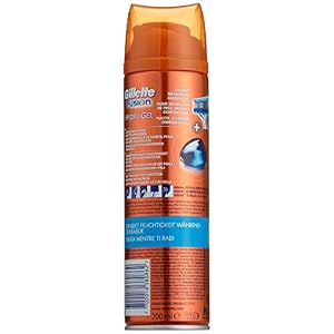 Gillette Fusion Shaving Gel, Pack of 6 x 200 ml) - Image 2