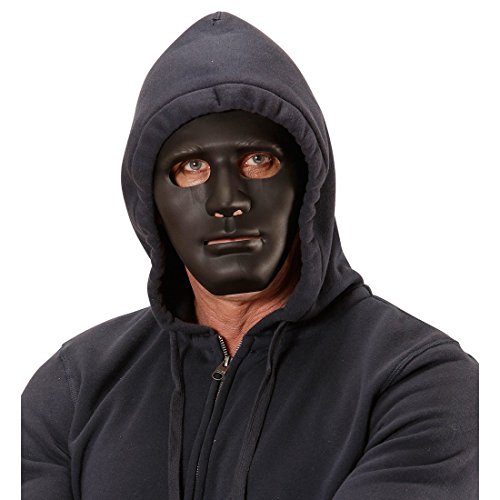 Schwarze Anonymous Maske Vendetta Venezianische Maskerade Phantommaske Gesichtsmaske Theatermaske Geist Anonymousmaske Theater Phantom Geistermaske Halloween - 3