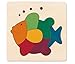 Produktbild Hape - E6502 - George Luck - Puzzle - Fisch - Regenbogenfarben, 8-teilig