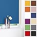 Produktbild Kettenzugrollo Seitenzugrollo Tür Fenster Rollo Vorhang Classic Farbe Blau Breite 60 cm bis 220 cm Länge 180 cm und 230 cm Stoff blickdicht halbtransparent lichtdurchlässig Sonnenschutz Blickschutz Blendschutz (Breite 130 cm x Höhe 180 cm)