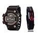 Danzen Black-S-SHOCK LED Digital Kids Watch For Combo-dz-499-496 RS.325.00