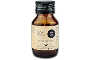 MEIßNER - TREMONIA - Meißner Tremonia - 50ml Bartseife "Dark Limes" - Bartshampoo ohne künstliche Zusatzstoffe - veganes Bartshampoo für Männer mit Bio-Olivenöl für intensive Pflege - Für die tägliche Bartpflege