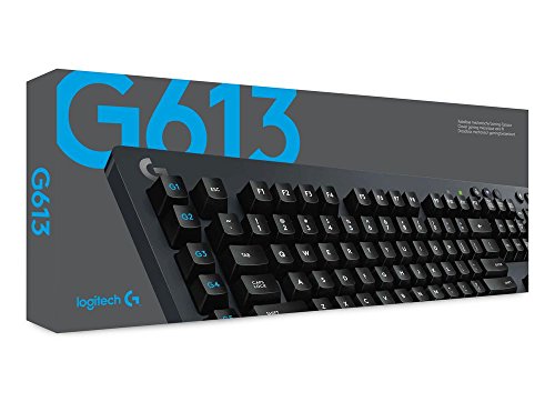 Logitech G613 - Teclado mec  nico inal  mbrico para Gaming  tecnolog  a Lightspeed  - Dise  o alem  n