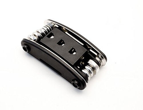 OUTDOOR SAXX 15-in-1 Auto Fahrrad Moped Motorrad Reise Multifunktions Bike MultiTool RepairTool | zB. für Rucksack, Satteltasche, Schraubendreher Kreuz und Schlitz, Schraubenschlüssel, Steckschlüssel, Nuss, Imbus - 6