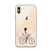 Produktbild blitzversand Handyhülle Flower Girl Butterfly kompatibel für LG K8 2017 Bike Flower Mädchen Schutz Hülle Case Bumper transparent rund um Schutz Cartoon M2