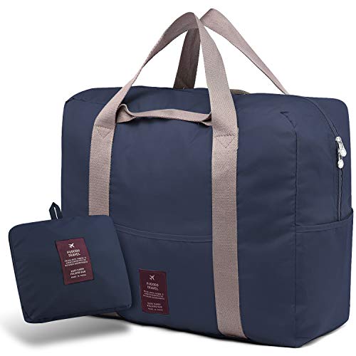 SPAHER Ultra léger Sac de Voyage Rangement Pliable Grande Taille Cabine Avion Pliable Imperméable Organisateur de Valise Packaway Sac à Dos Sac à Main Ensemble pour Voyage Bagage Sports 40L