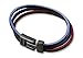 Produktbild Original BMW M Kollektion Streifen Herren Damen Leder Handgelenk Armband 80232410921