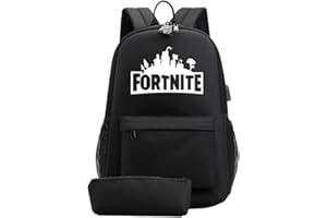 Yueunishi Luminous Backpack Anti-Theft with USB Port, Boys Girls Men Women Backpack Pencil Bag School Travel Outdoors
