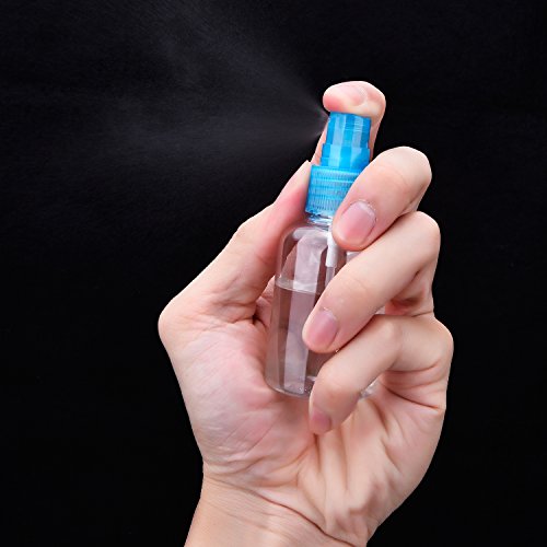 eBoot Transparent Feinen Nebel Sprühflasche Reisen Flasche Set, 4 Stück (50 ml) - 6