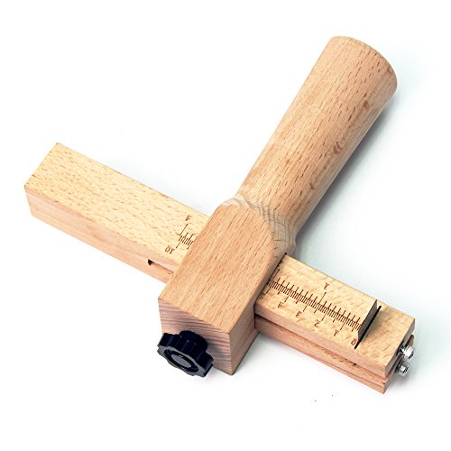 Wisamic Riemenschneider Leder Werkzeug mit Messer Leder Schneider DIY Haushaltsartikel - 2