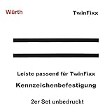 Würth KSB 2er Set Leiste Kennzeichenbefestigung...