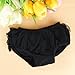 Baby Girl Ruffle Panties Bloomers Diaper Cover Black S