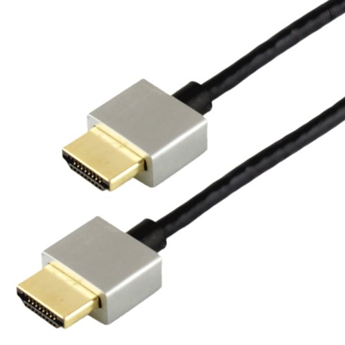 Ligawo High Speed HDMI Optik Slim Kabel mit Ethernet (1 m)