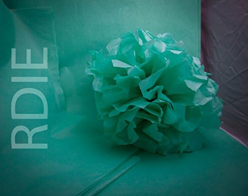24 Sheets of Tissue Paper-Green, 50 x 75 cm 18 g