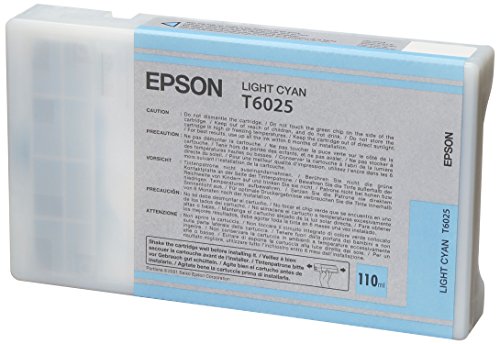 Epson T6025 Cartouche d'encre d'origine Cyan Clair (110Ml)