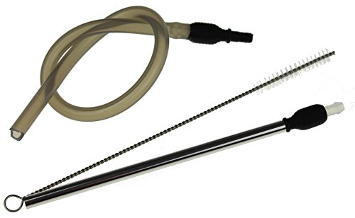 Philips Senseo Milchschlauch-Set (CP9028+CP9015schwarz) + Piebert Reinigungsbürste (6mm.) für HD7855, HD7856, HD7857 Latte Duo