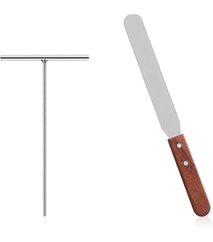 Bieiyhe Lot De 3 Spatule Crepe en Acier Inoxydable,Etaleur de Pate Bieiyhe Lot De 3 Spatule Crepe en Acier Inoxydable,Etaleur de Pate