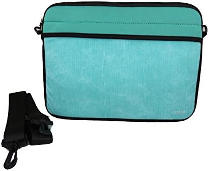 Conze Convertible Sleeve Bag with front zipper closure,Loose fit 12"Tablets,Universal for ASUS ZenBook UX310UA/UX330UA/Flip UX360UA/3 UX390UA in Green