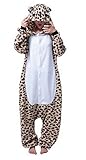 LATH.PIN Jumpsuit Tier Karton Schlafanzug Fasching Halloween Kost¨¹m Sleepsuit Cosplay Fleece-Overall Pyjama Erwachsene Unisex Lounge Nachtw?sche - 