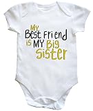 HippoWarehouse My Best Friend Is My Big Sister baby vest boys girls