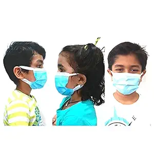 Fine Morning Pharma Children Surgical Mask with Nose Pin and soft ear loops - 20 Mask