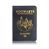 Harry Potter Reisepass Hülle, Reisepass Schutzhülle - Premium Kunstleder...