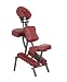 Produktbild SUNWUKONG Massagestühle Professional Tragbar Falten Schemel Komfort Dick Schaum Tätowierung Spa Sessel mit Tragen Tasche Rot, Black