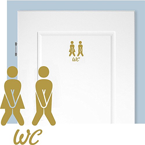 WC Aufkleber Türaufkleber Badezimmer Toiletten Wandtattoo