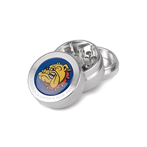 Preisvergleich Produktbild Original THE BULLDOG AMSTERDAM Alu Grinder 3-teilige Kräutermühle