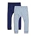 Debenhams Bluezoo Kids Babies Pack Of Two Navy And Blue Jogging Bottoms 9-12 Months